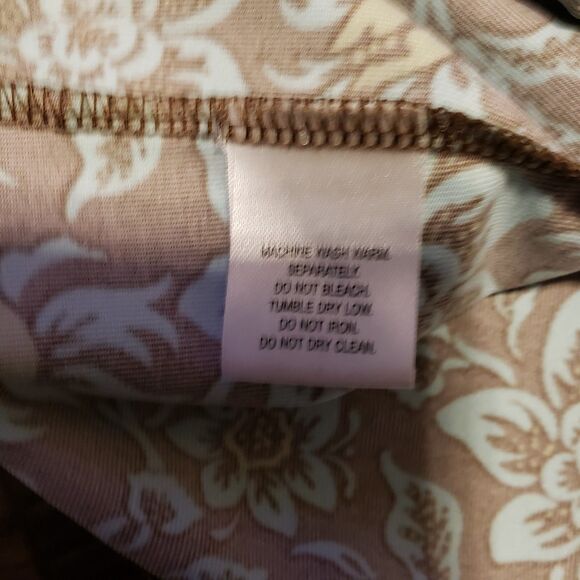 Covington Blue Brown Women's Pullover Shirt Blouse Sz XL 18 - Picture 4 of 4